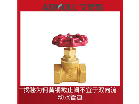 揭秘！為何黃銅截止閥不宜于雙向流動(dòng)水管道？