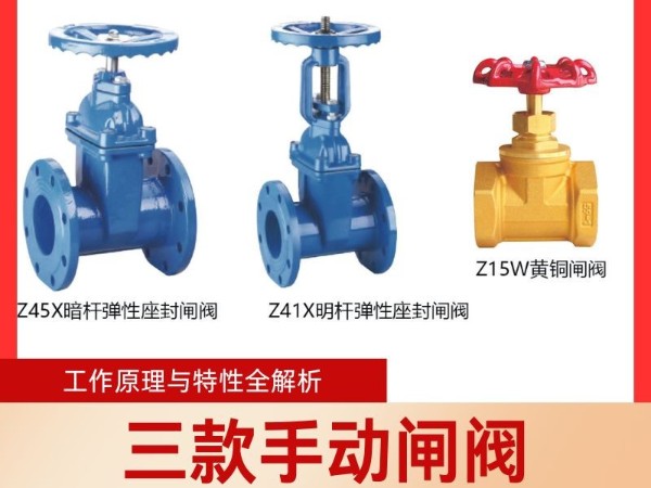 揭秘三款手動閘閥，工作原理與特性全解析