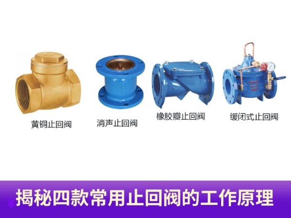 揭秘四款常用止回閥的工作原理：守護(hù)你的流體安全