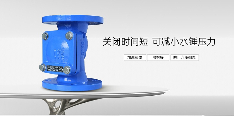 橡膠瓣止回閥閥蓋上打孔-艾德默閥門